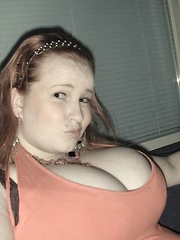 Busty chick love taste cock
